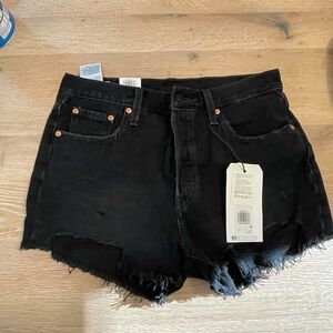 Levi’s black cutoff shirts size 29B NWT